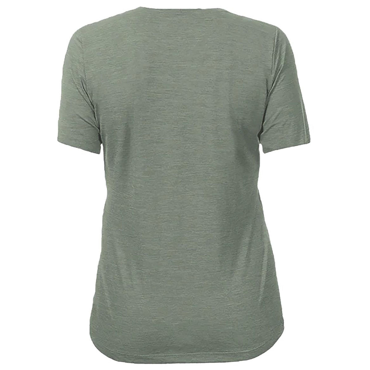 ANETIK Women's Alluring Dark Olive Heathered Breeze Tech T-Shirt
