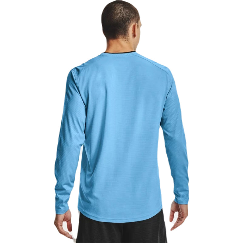 Under Armour Men's Carolina Blue Wall Goalkeeper Jersey - Stay Warm and Active!
