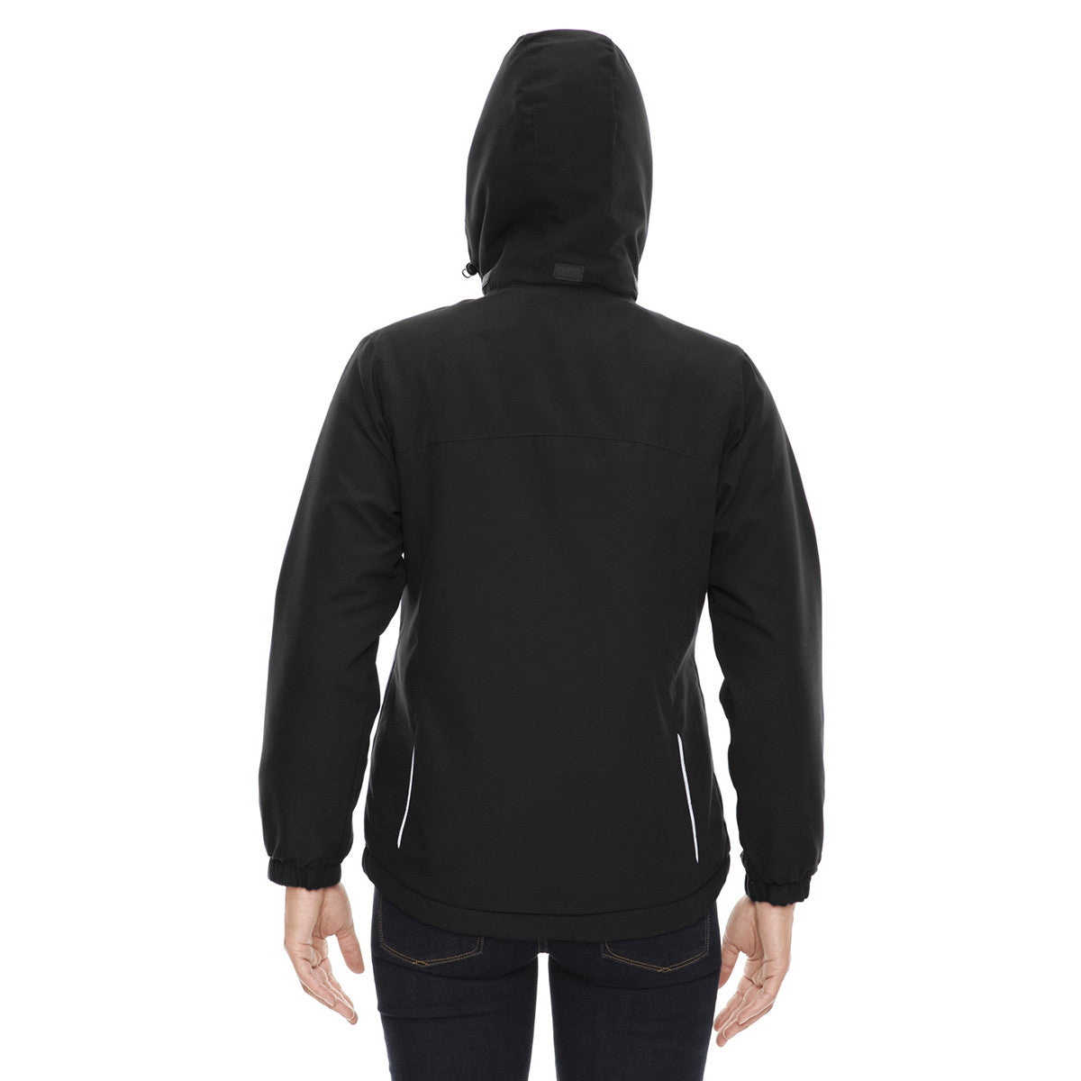 Core 365 Women's Stylish Black Brisk Insulated Jacket - Stay Warm in Style!