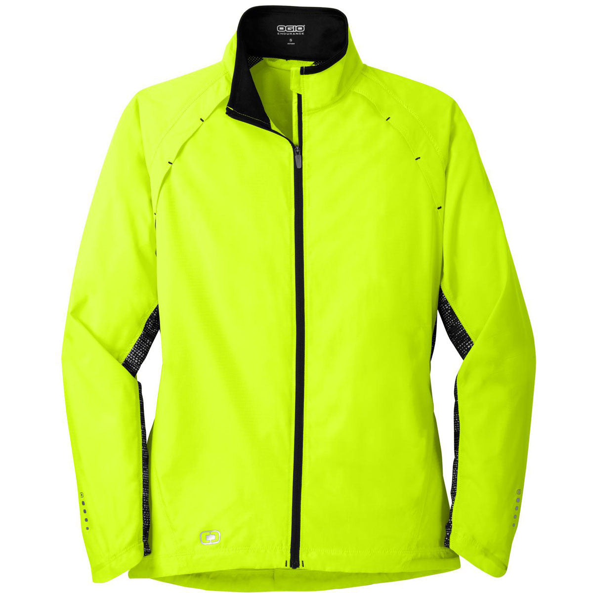 OGIO Endurance Women's Pace Velocity Jacket - Yellow, Black & Reflective