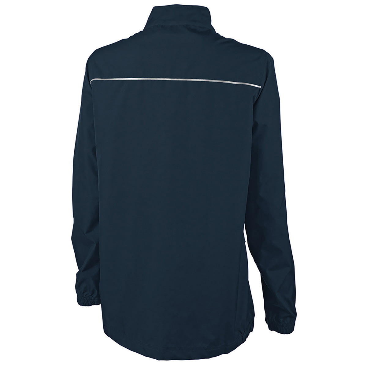 Charles River Women's Navy Skyline Pack-N-Go Reflective Jacket: Show Your Pride!