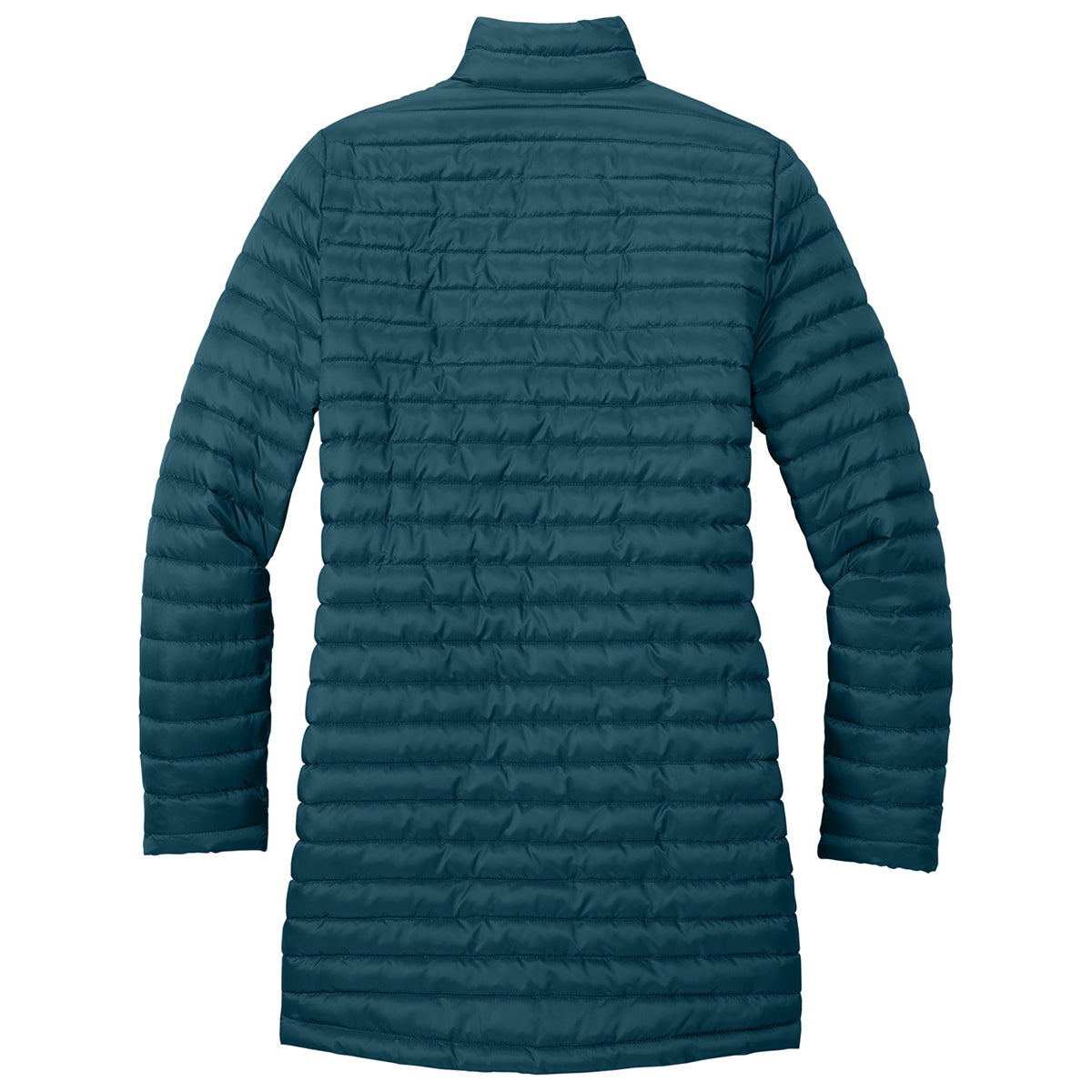 Eddie Bauer Women's Stunning Adriatic Blue Packable Quilted Full-Zip Jacket