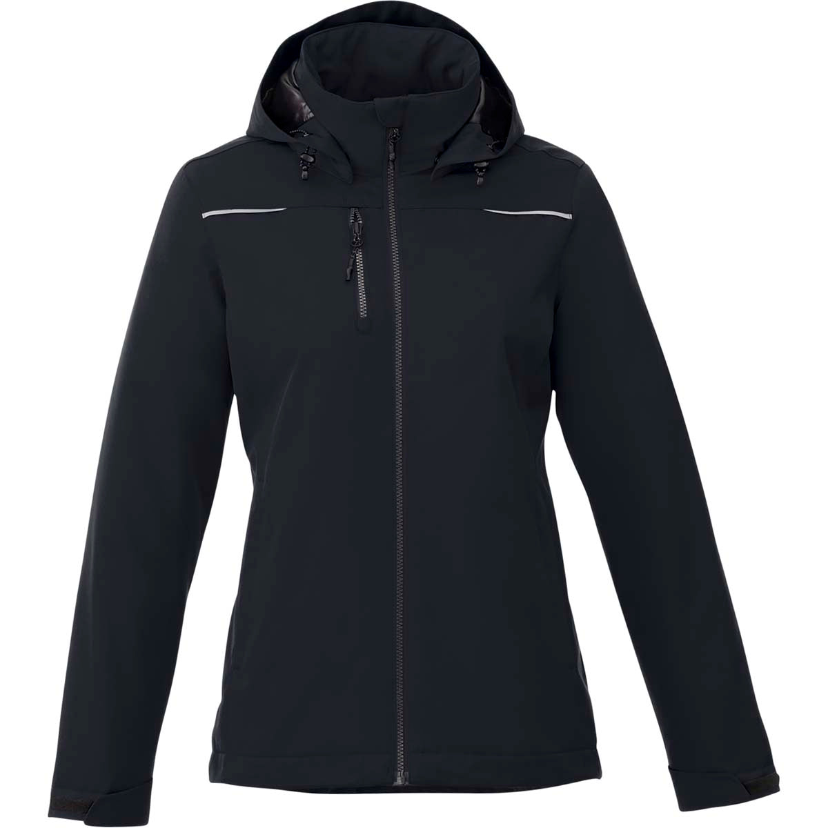 Elevate Women's Stylish Black Colton Fleece Lined Jacket - A Must-Have!