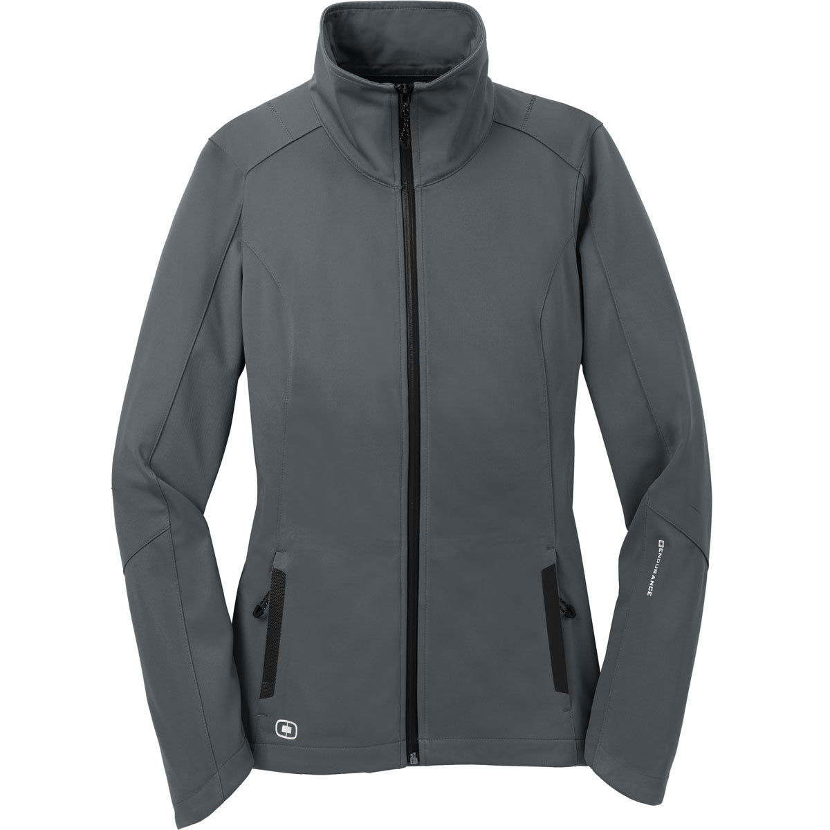 OGIO Endurance Women's Grey Crux Soft Shell - Stay Protected in Any Weather!