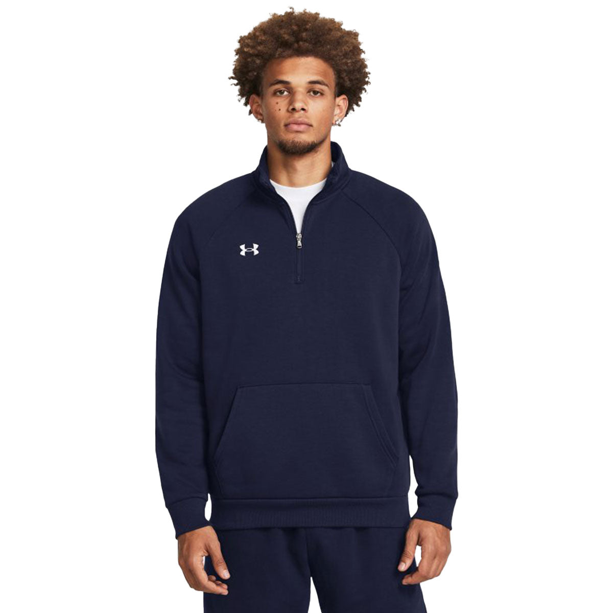 Under Armour Men's Navy Rival Fleece 1/4 Zip - Your Adventure Essential