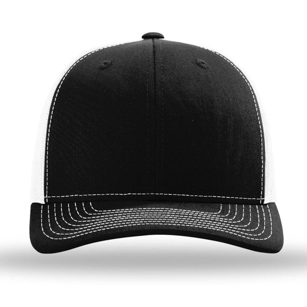 Richardson Stunning Black/White Recycled Trucker Cap