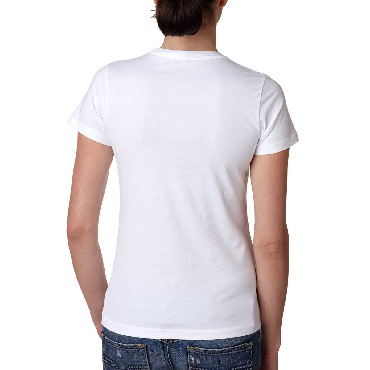 Next Level Women's White Boyfriend Tee - Stylish & Comfortable