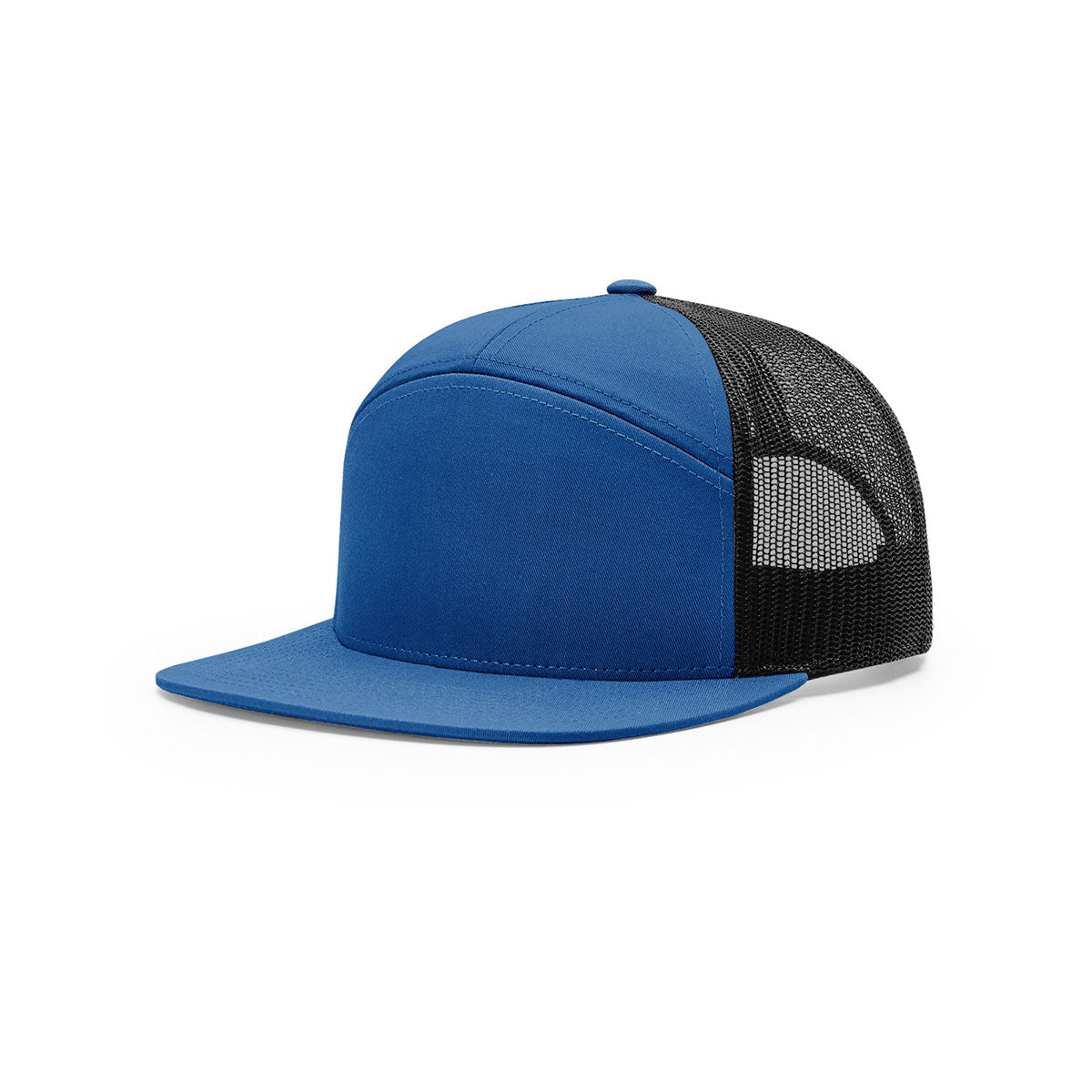 Richardson Royal/Black Mesh Back Split Trucker Hat - The Ultimate Style Statement