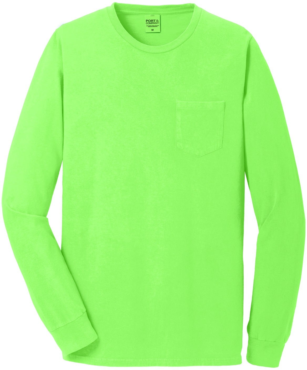 Hurry! Limited Stock - Port & Company Beach Wash Garment-Dyed Long Sleeve Pocket Tee