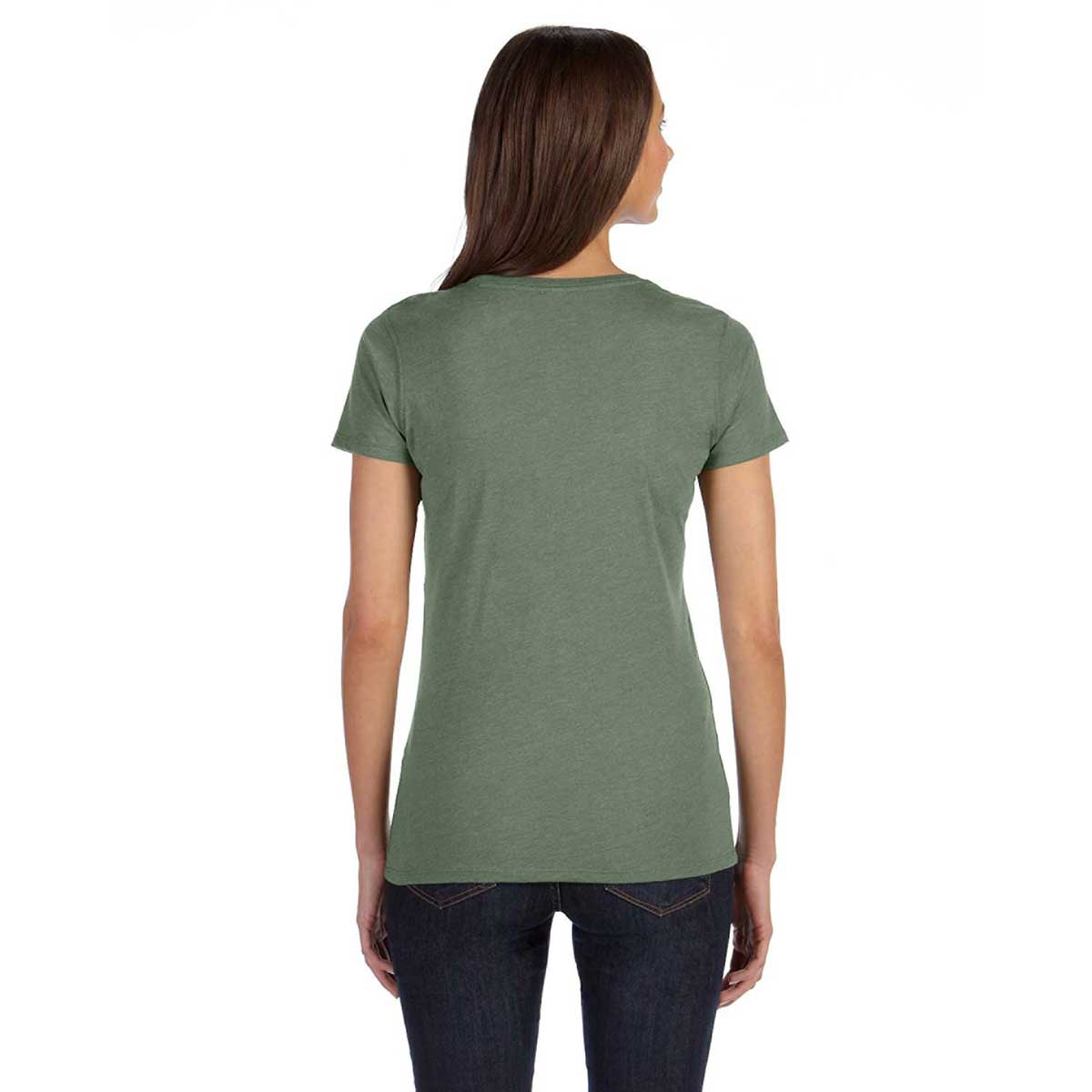Econscious Women's Asparagus Blended Eco-Friendly T-Shirt: A Sustainable Style Statement