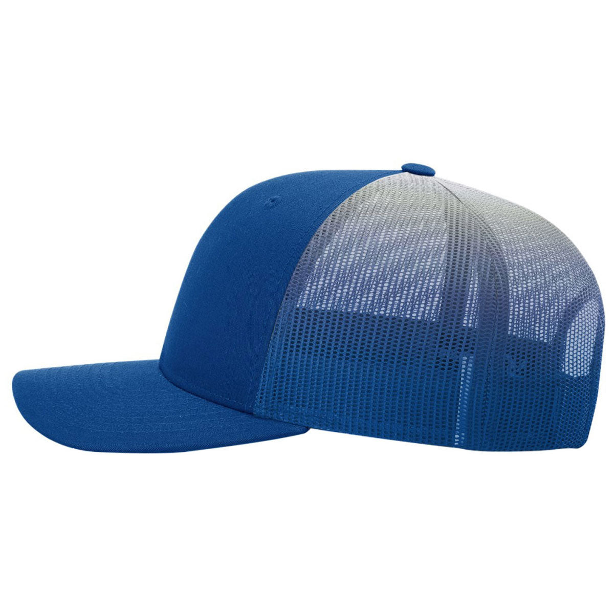 Richardson Royal/White Fade Printed Mesh Trucker Hat: A Stylish Outdoor Essential