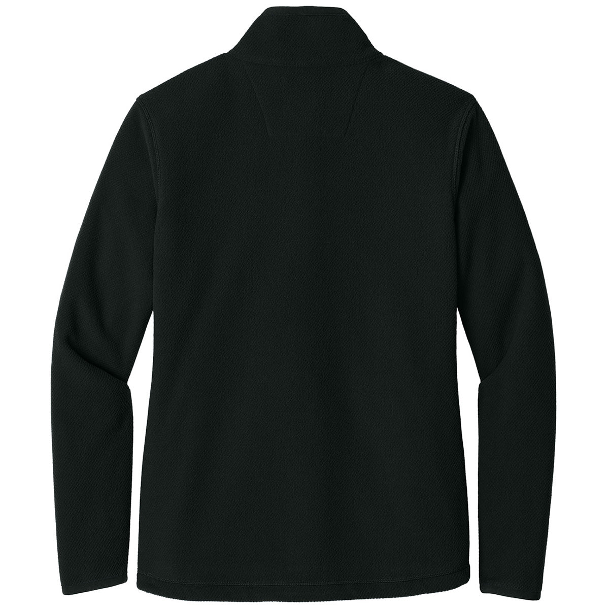 Carhartt Women's Cozy Black Textured Full-Zip Fleece Jacket