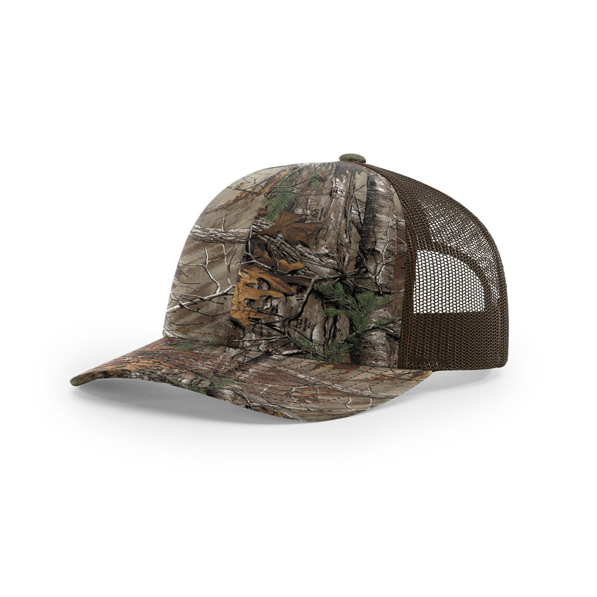 Richardson Xtra: Brown Mesh Back Realtree Camo Trucker Hat