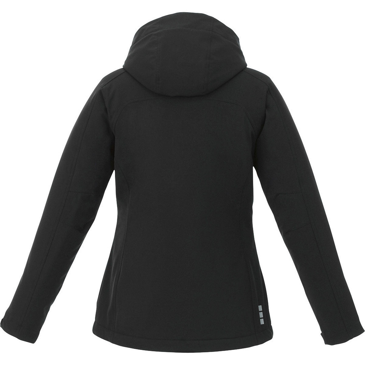 Elevate Women's Stylish Black Bryce Insulated Softshell Jacket