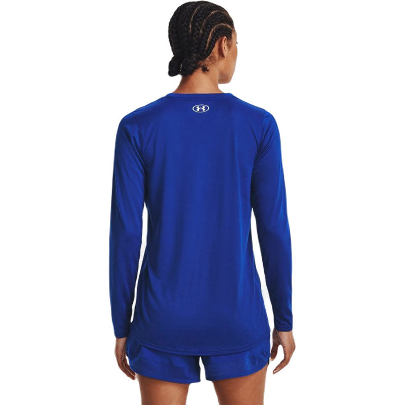 Under Armour Women's Royal/White Team Tech Long Sleeve - The Perfect Corporate Giveaway