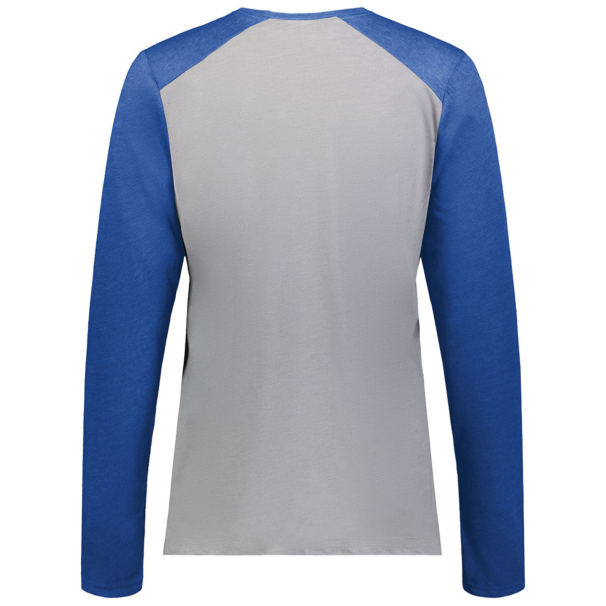 Augusta Sportswear Women's Grey Heather/Royal Heather Gameday Vintage Long Sleeve Tee - Perfect for Sports and Casual Wear