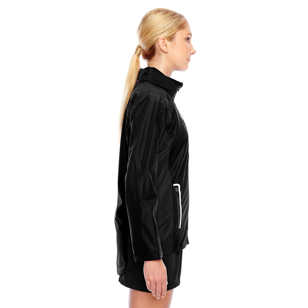 Team 365 Women's Stylish Black Dominator Waterproof Jacket - Unleash Your Outdoor Potential!
