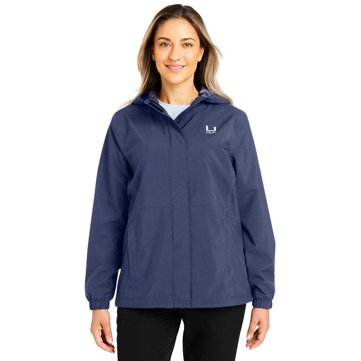 HUK Women's Stylish Naval Academy Storm Rain Jacket