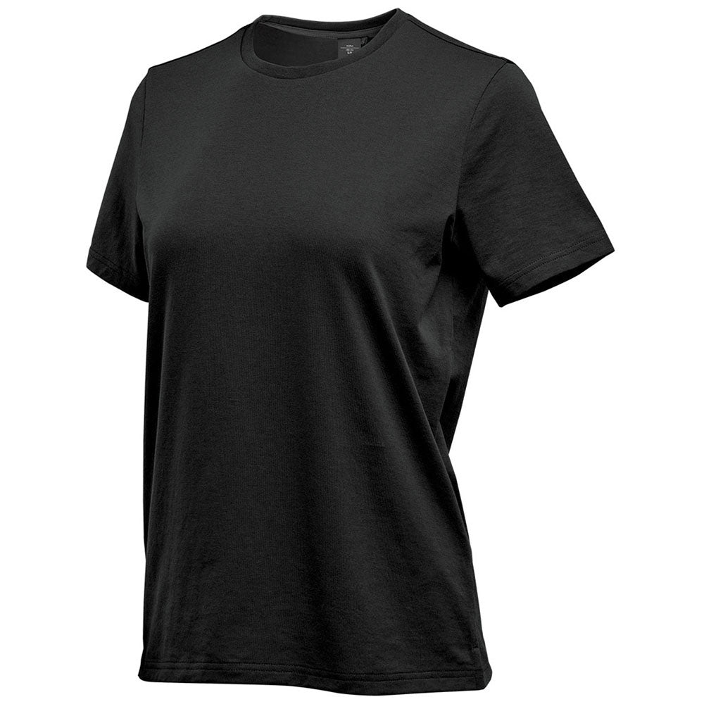 Stormtech Women's Stylish Black Settebello Short Sleeve Tee - A Must - Have!