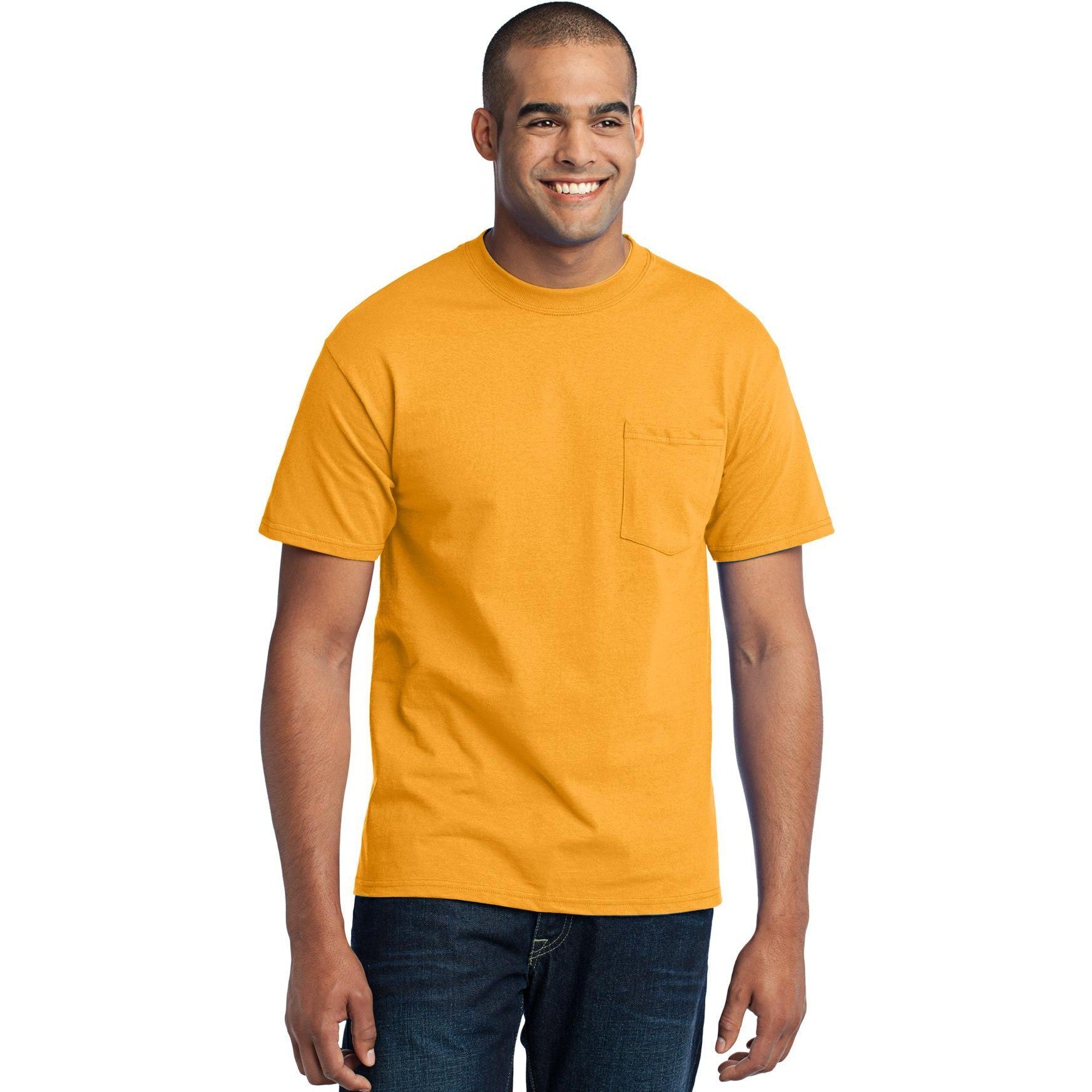 Hurry! Closeout - Port & Company Tall Core Blend Pocket Tee
