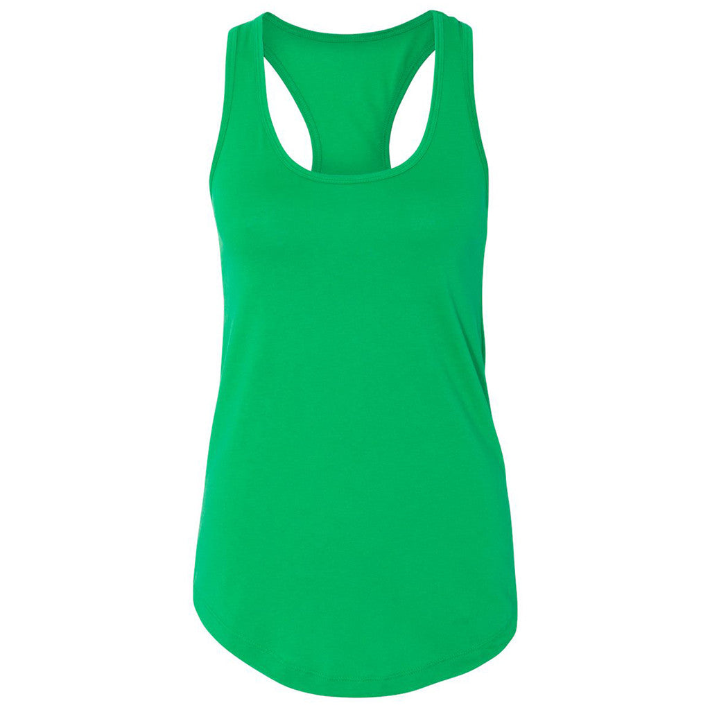 Next Level Women's Stunning Kelly Green Ideal Racerback Tank