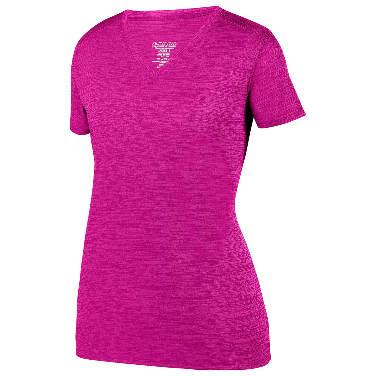 Augusta Sportswear Women's Power Pink Shadow T-Shirt: Ideal for Training