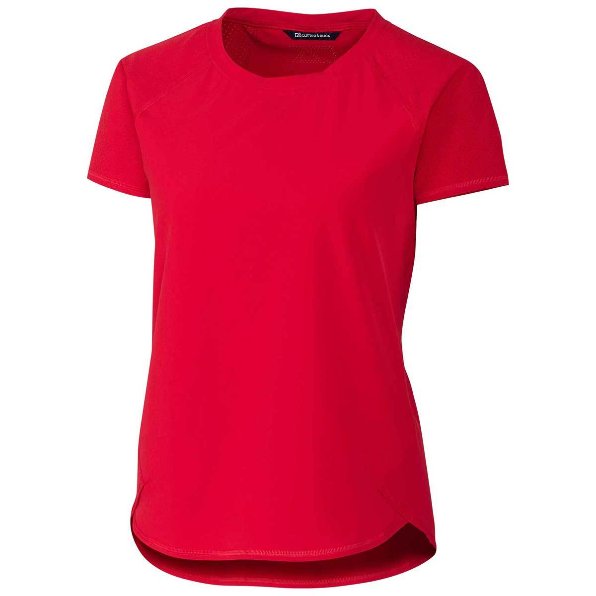 Cutter & Buck Women's Stunning Red Response Active Perforated Tee