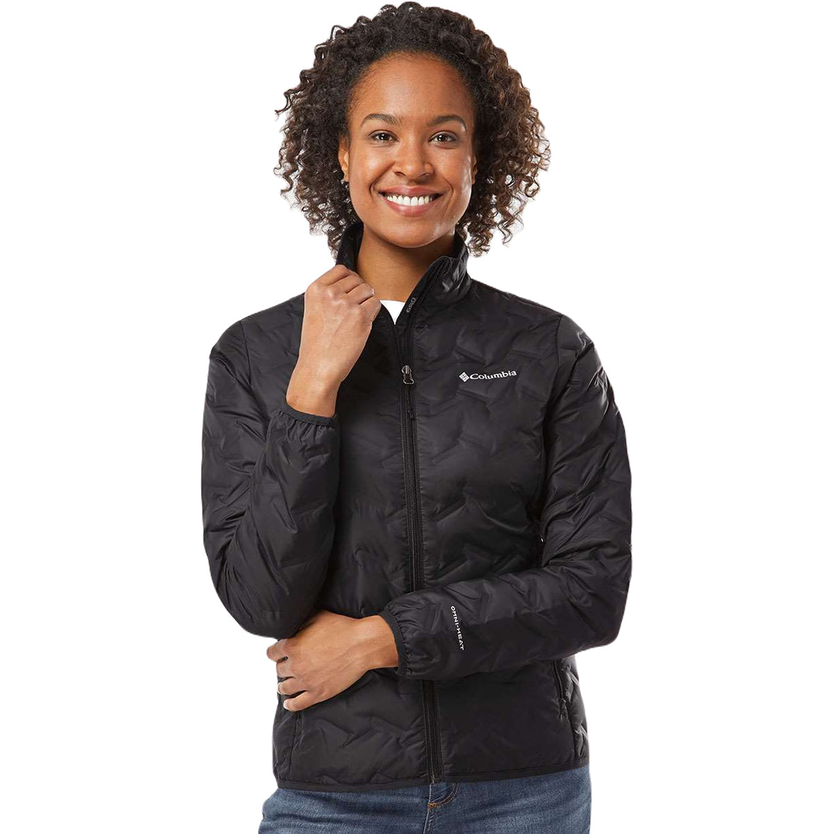 Columbia Women's Stunning Black Delta Ridge Down Jacket