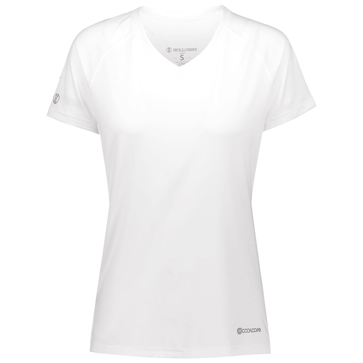 Holloway Women's Stunning White Electrify Coolcore Tee
