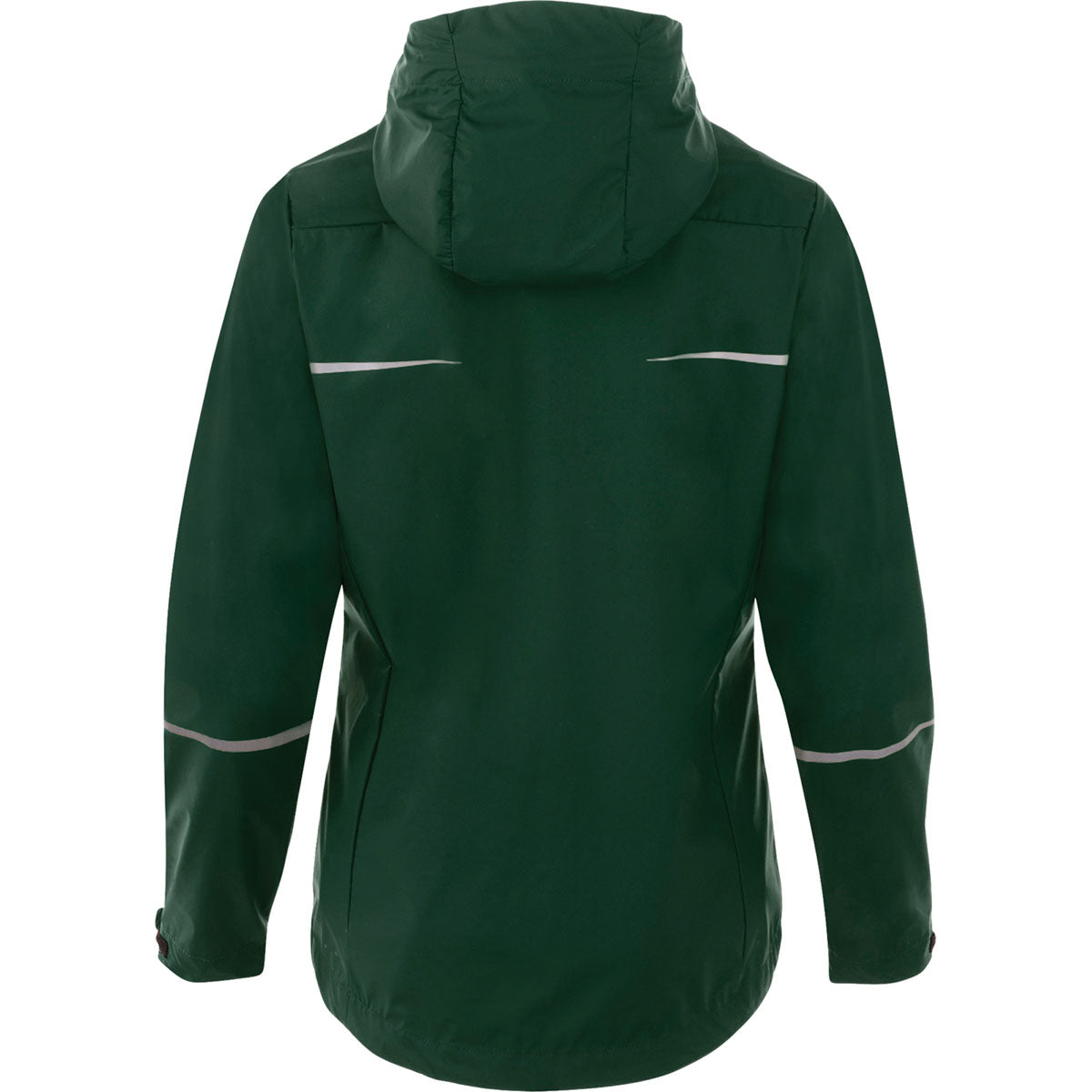 Elevate Women's Enchanting Forest Green Cascade Rain Jacket