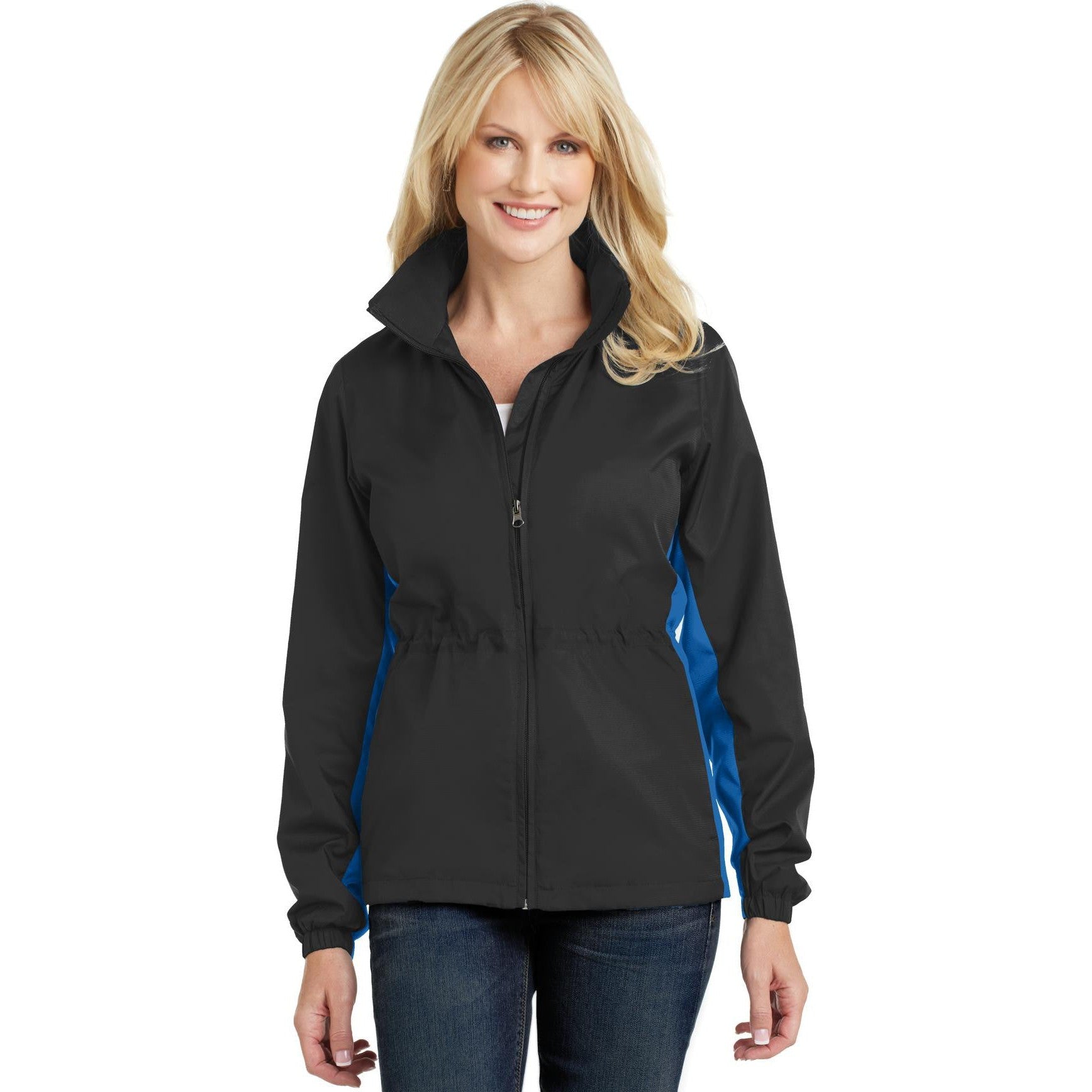 Don't Miss Out! Port Authority Ladies' Core Colorblock Wind Jacket on Closeout