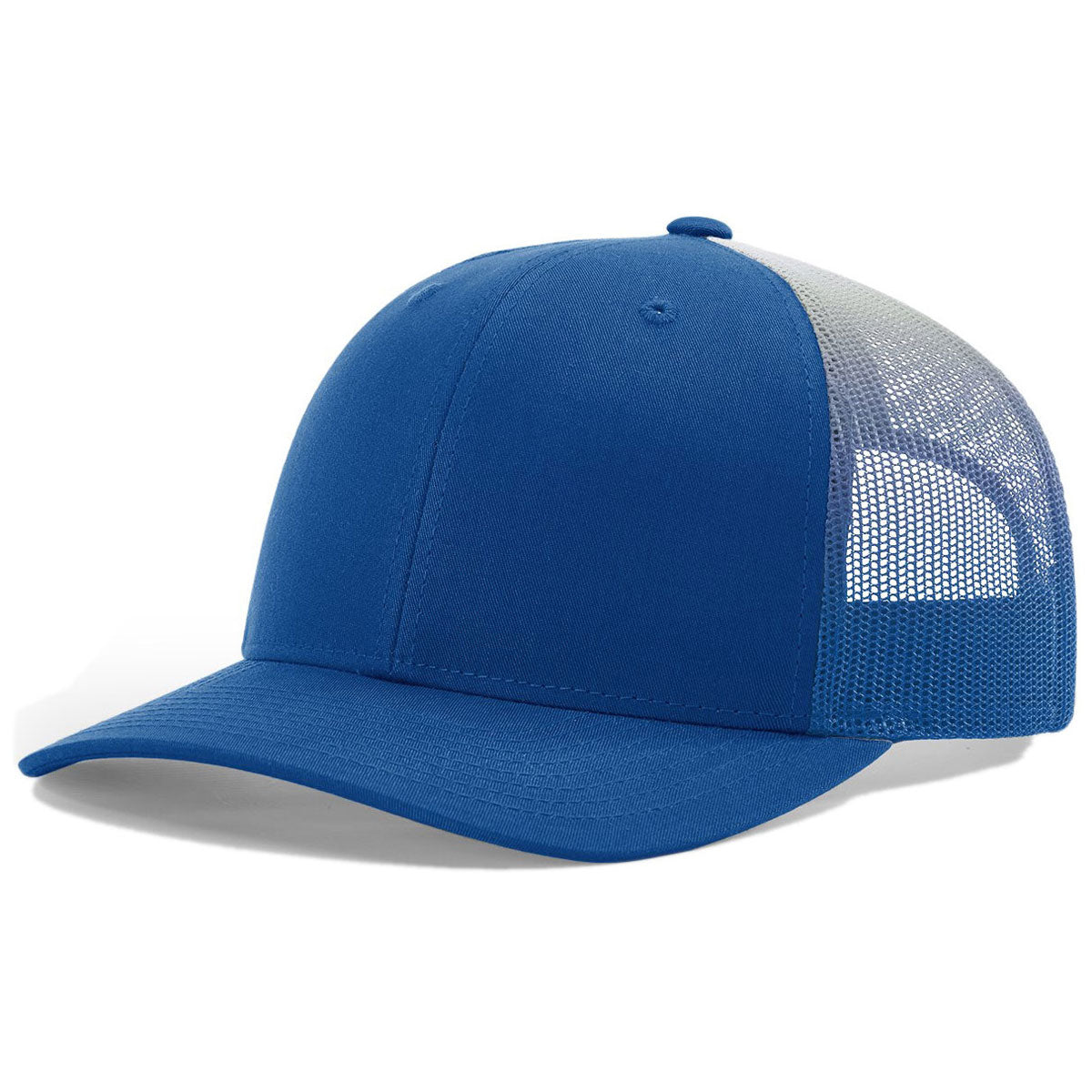 Richardson Royal/White Fade Printed Mesh Trucker Hat: A Stylish Outdoor Essential