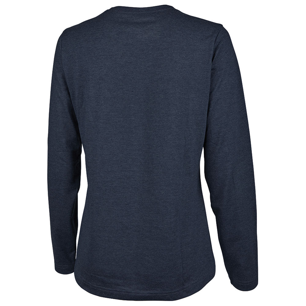 Charles River Women's Navy Comfort-Core Long-Sleeve Crew: Stylish and Comfortable