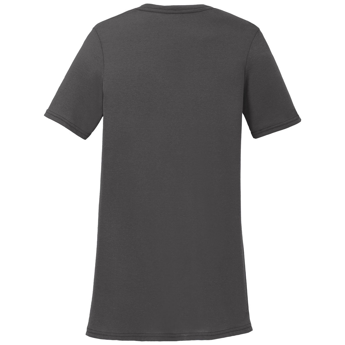 Port & Company Women's Charcoal Performance Blend V-Neck Tee - Unbeatable Comfort!