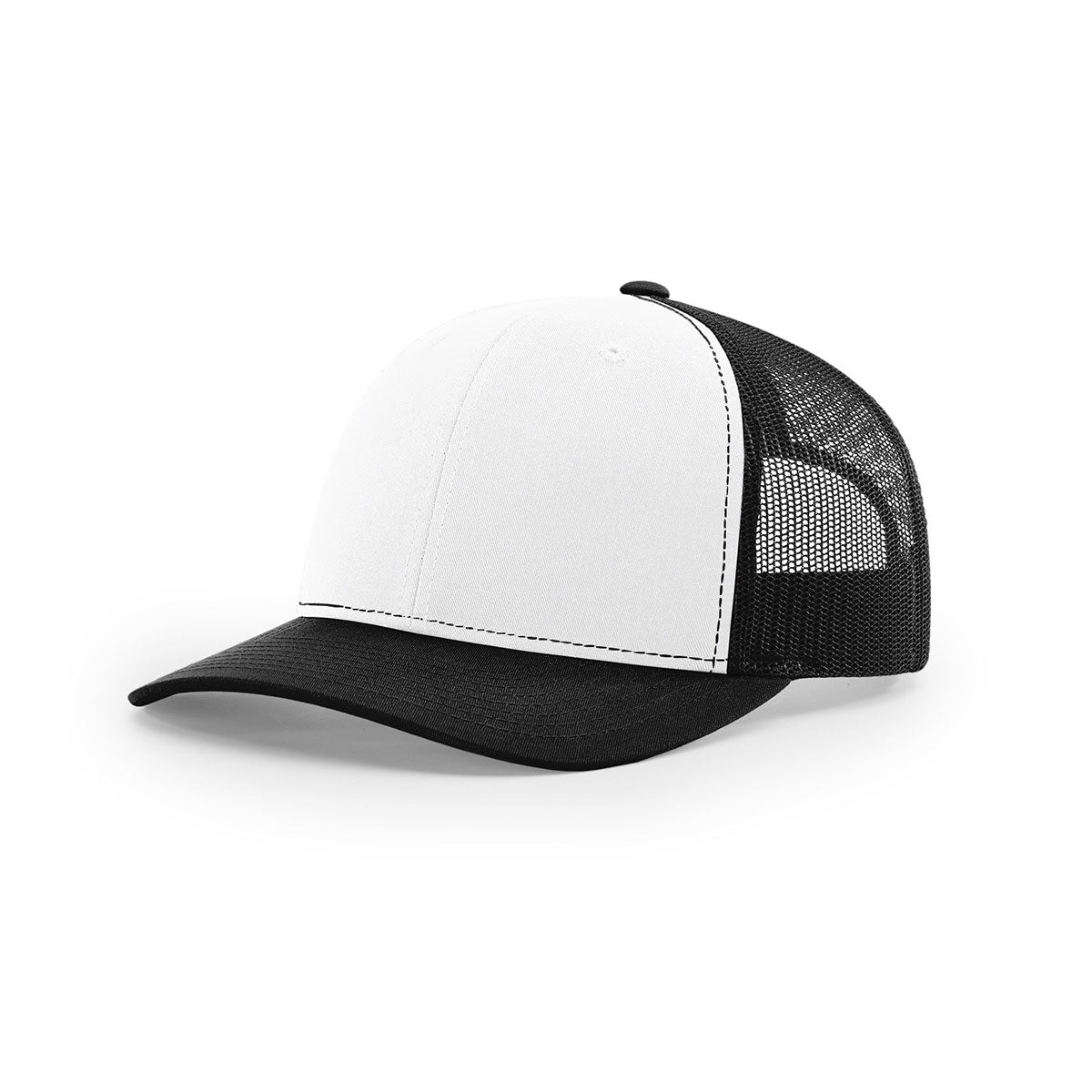 Richardson White/Black Mesh Back Alternate Trucker Hat - Stylish & Customizable