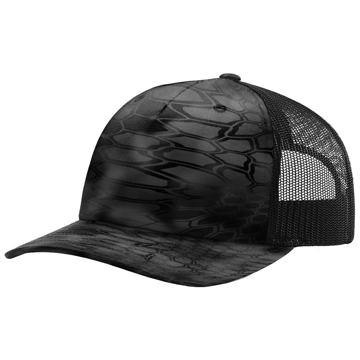 Richardson Kryptek Typhon/Black Printed 5-Panel Trucker Hat: The Ultimate Outdoor Accessory