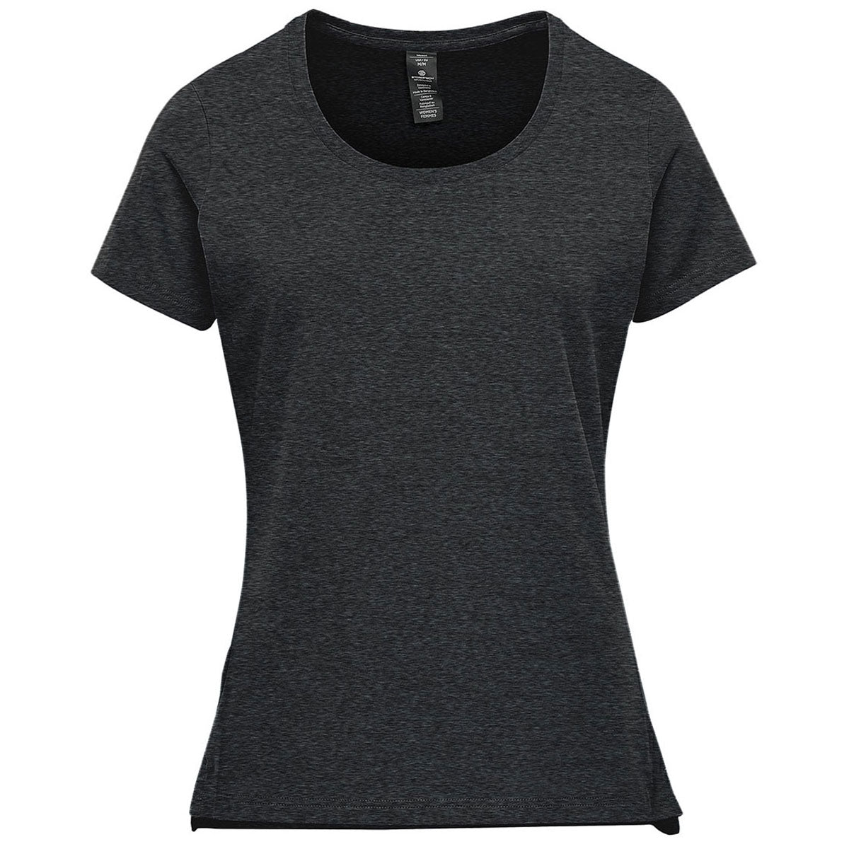 Stormtech Women's Charcoal Heather Montebello Performance Short Sleeve Tee - The Ultimate Outdoor Essential