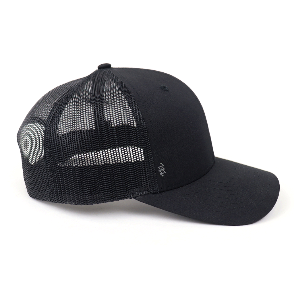 Zusa Black/Black Open Road Trucker Cap: The Ultimate Eco-Friendly Headwear