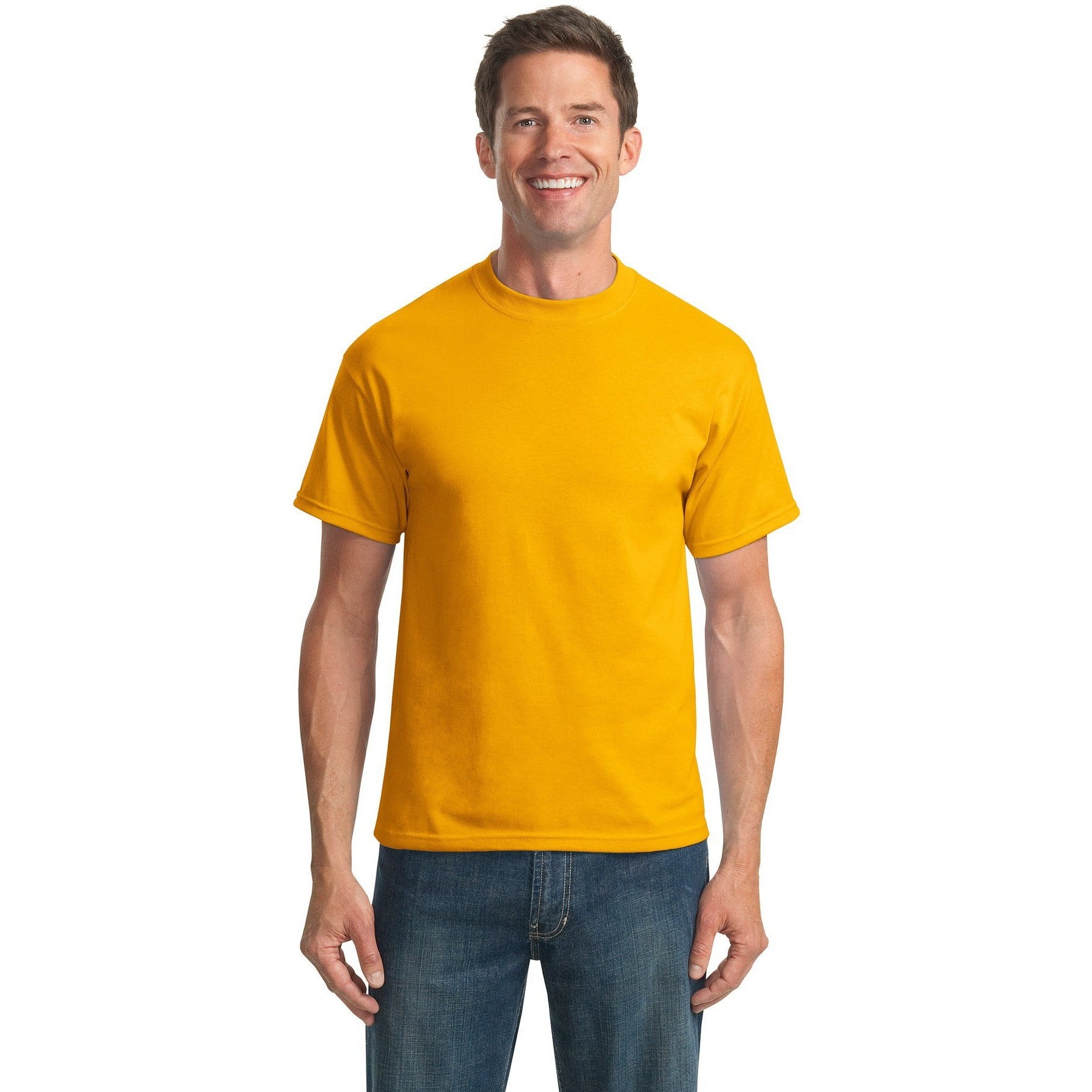 Hurry! Port & Company Tall Core Blend Tee on Closeout Sale