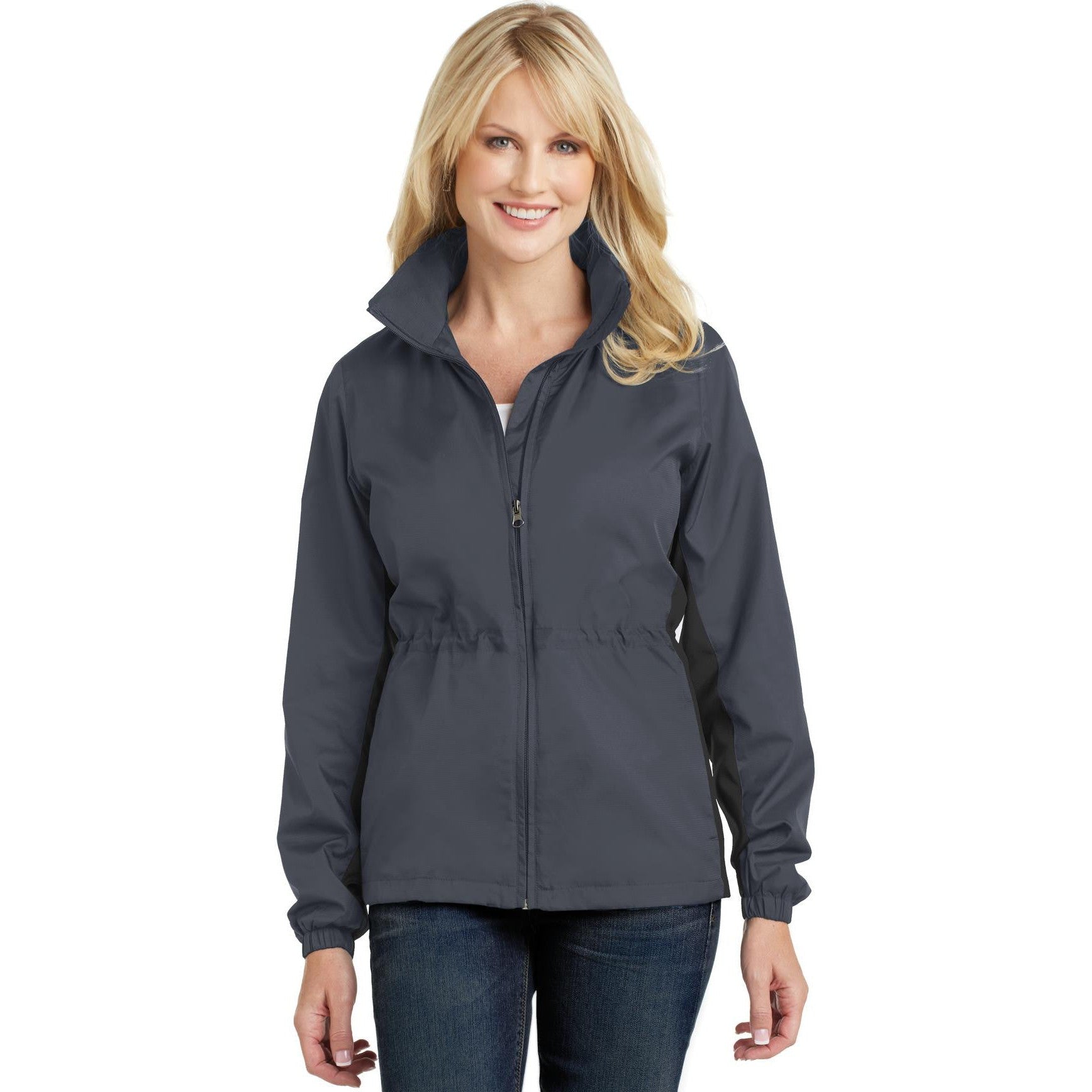 Don't Miss Out! Port Authority Ladies' Core Colorblock Wind Jacket on Closeout