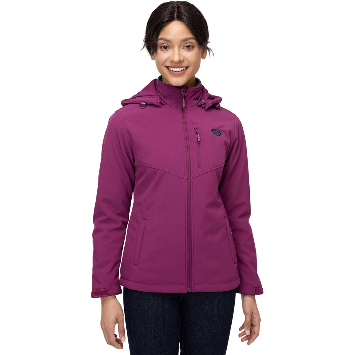 Ororo Women's Stunning Purple 5-Zone Heated Jacket