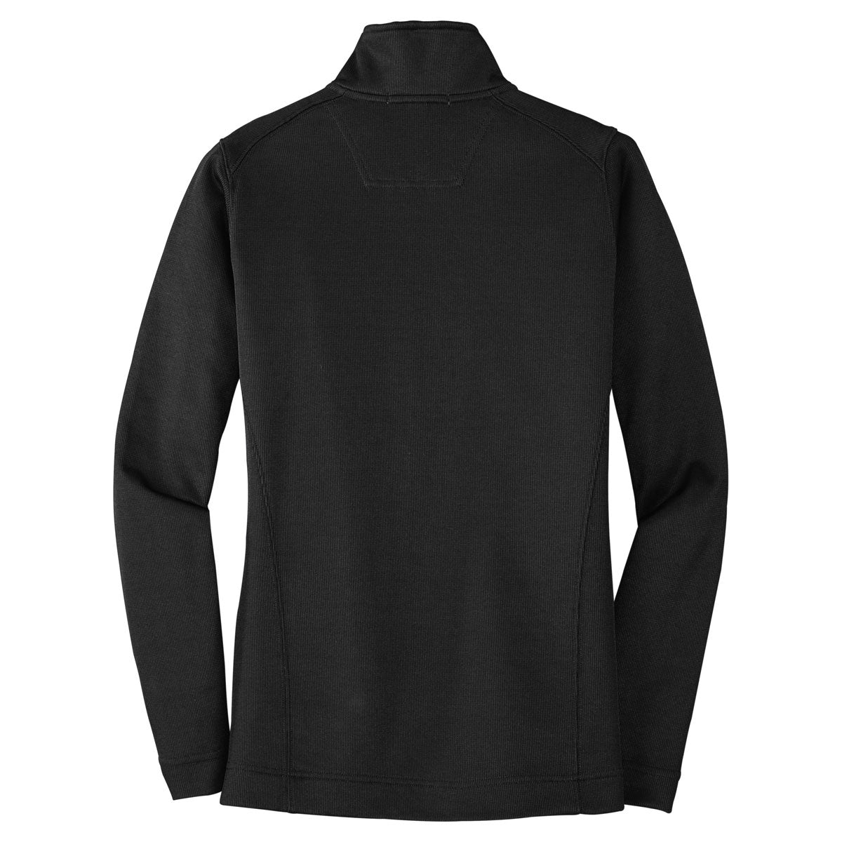 Port Authority Women's Stunning Black/Iron Grey Vertical Texture Full-Zip Jacket