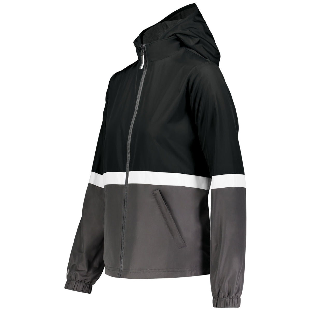 Holloway Women's Stylish Black/Carbon Reversible Jacket