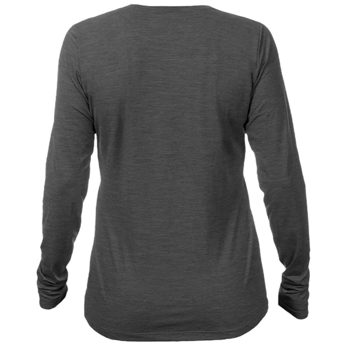 ANETIK Women's Charcoal Heathered Breeze Tech Long Sleeve T-Shirt: A Must-Have!