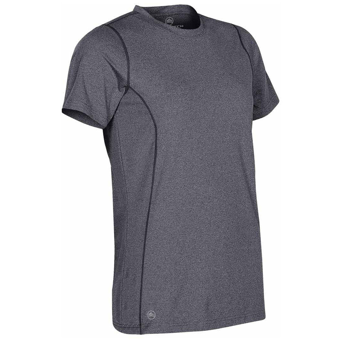 Stormtech Women's Navy Melange Lotus H2X-Dry Short Sleeve Tee: The Ultimate Active Tee