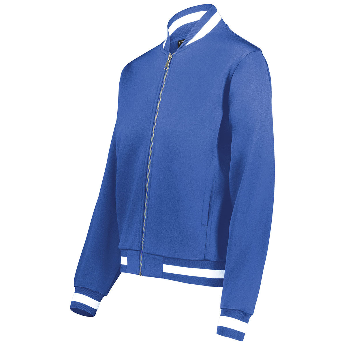 Holloway Women's Royal/White V-Street Fashionable Full Zip Jacket