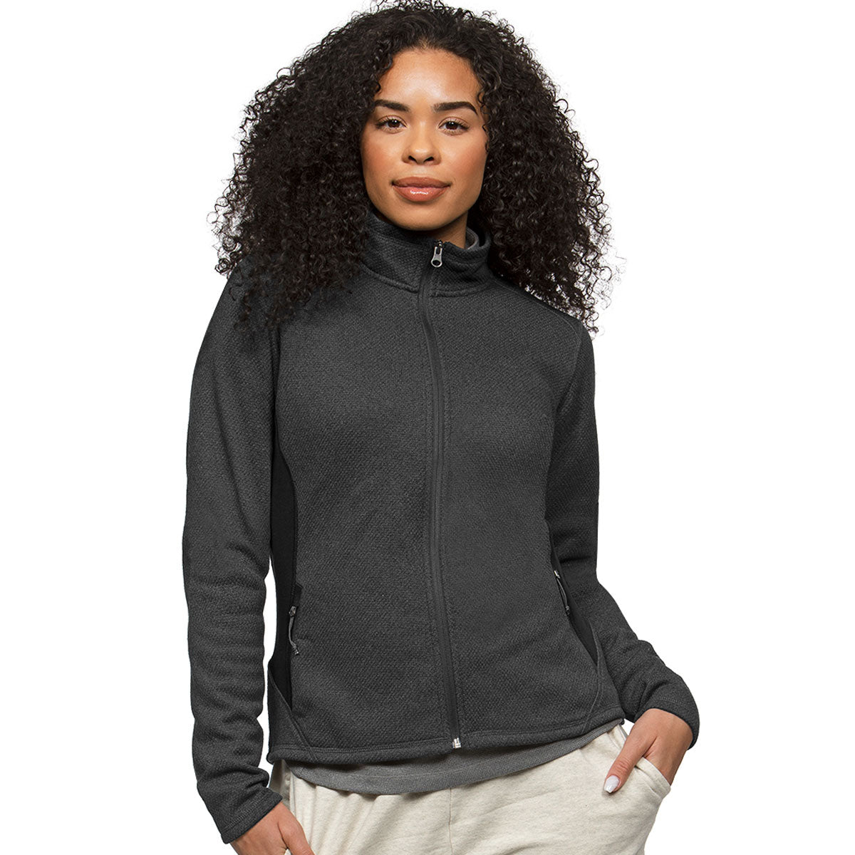 Antigua Women's Stunning Black Heather Multi Course Jacket
