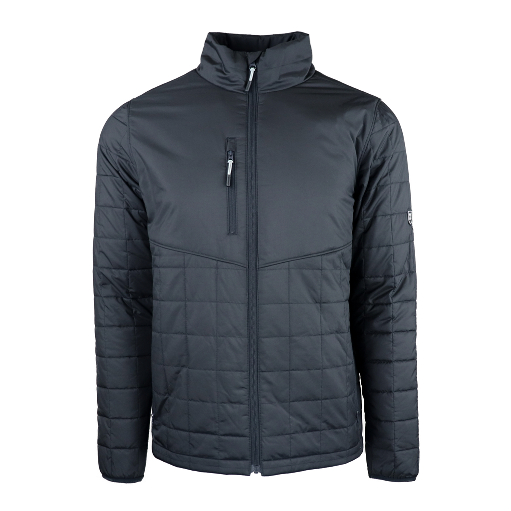 Zusa Men's Stylish Black St. Cloud Puffer Jacket for Winter Adventures