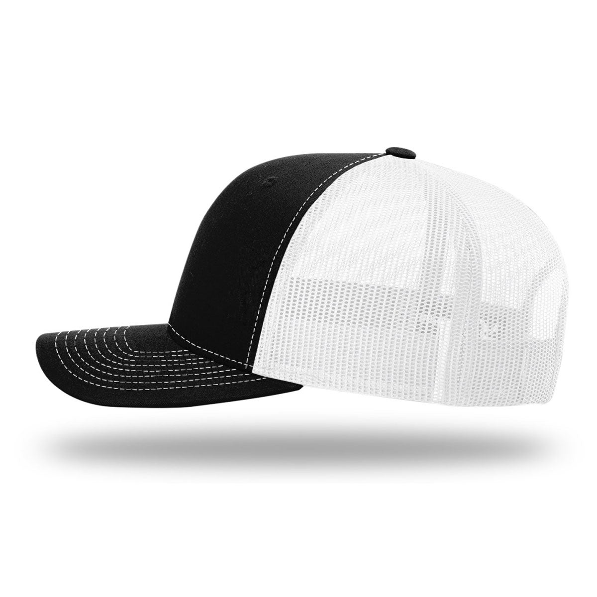 Richardson Stunning Black/White Recycled Trucker Cap