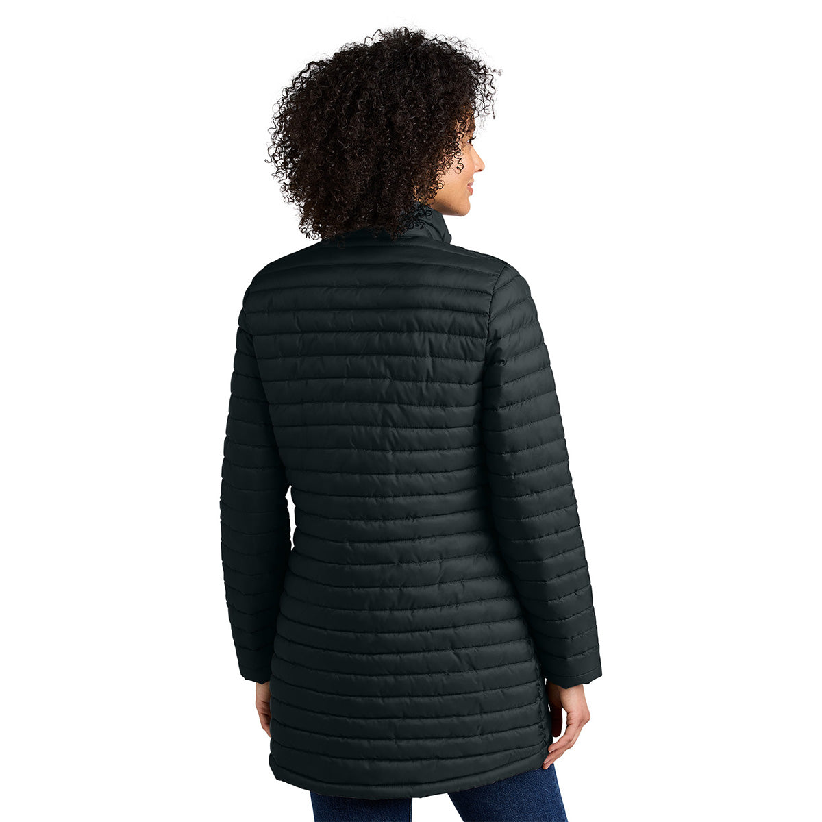 Eddie Bauer Women's Stunning Black Packable Quilted Full-Zip Jacket